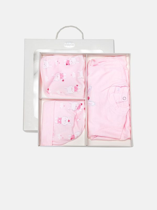 Gift Box : Babysuit , Bib And Cap image number 7